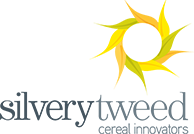 Silvery tweed logo